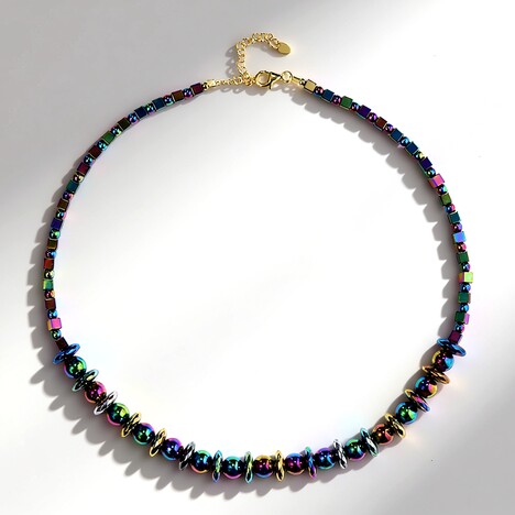 Collana in argento con Ematite Mistica