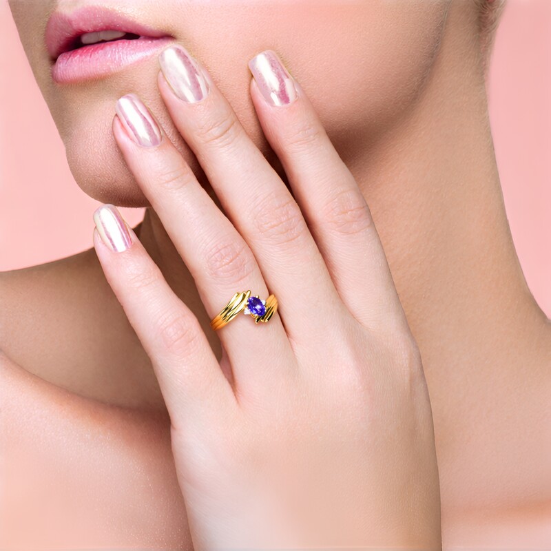 Bague en argent et Tanzanite