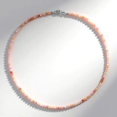 Collana in argento con Opale Rosa