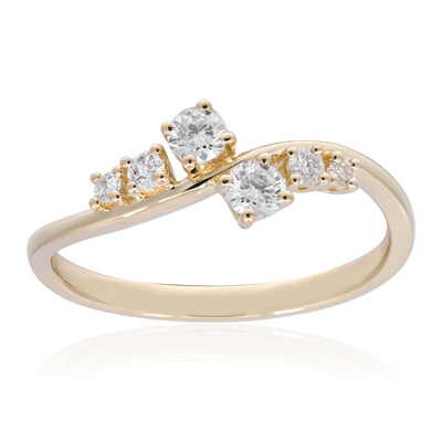 Bague en or et Diamant SI1 (H) (CIRARI)