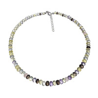 Amethyst Silver Necklace