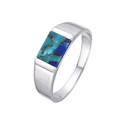 Anillo en plata con Piedra preciosa