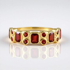 Anello in argento con Rubino Tanzania