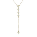 9K I3 (H) Diamond Gold Necklace (de Melo Gold)