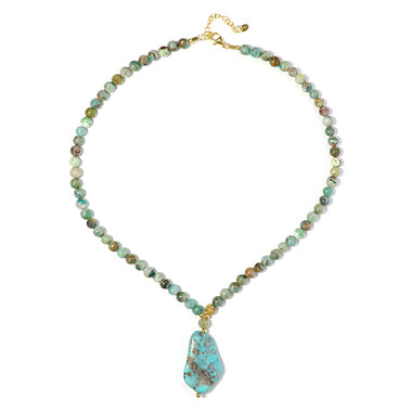 Collana in argento con Turchese Morenci (Riya)