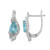 Orecchini in argento con Apatite Blu