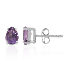 Pendientes en plata con Amatista