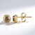 Orecchini in oro con Diamante Champagne I2 (de Melo Gold)