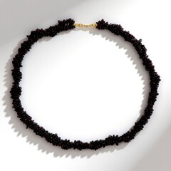 Collana in argento con Granato Mozambico