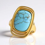 Anello in argento con Turchese (dagen)