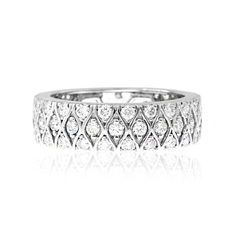 Platina ring met Loepzuivere (F) Diamanten (LUCENT DIAMONDS)