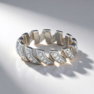 Anillo en plata con Zircón (de Melo Essence)