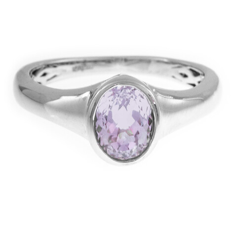 Anello in argento con Kunzite Brasiliana