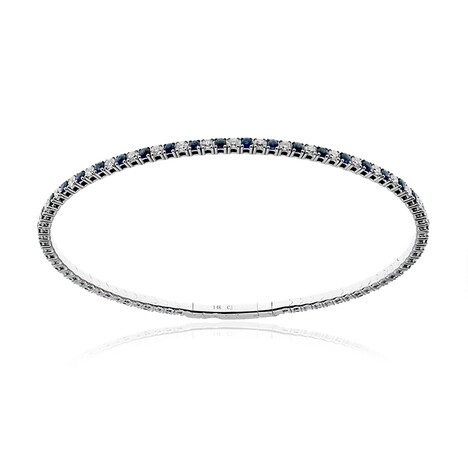 Gouden armband met Blauwe Ceylon saffieren (CIRARI)