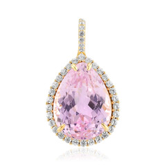 Ciondolo in argento con Kunzite