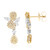 Pendientes en oro con Diamante SI1 (H) (CIRARI)