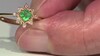 Anillo en oro con Esmeralda de Zambia AAA