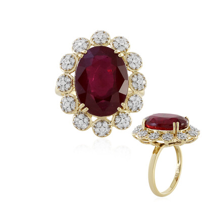Anillo en oro con Rubí de Madagascar (D'vyere)