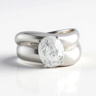 Bague en argent et Zircon (de Melo Essence)