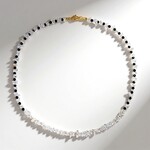 Collana in argento con Quarzo Bianco