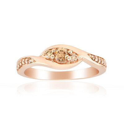 Bague en or et Diamant rose de France SI1 d'Argyle  (Annette)