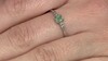 Zilveren ring met een Colombiaanse smaragd