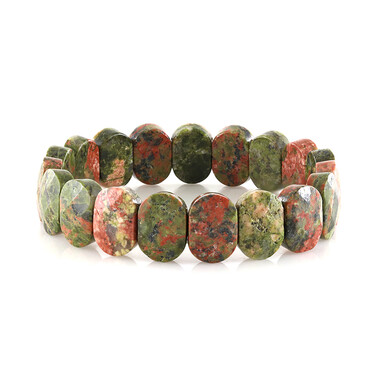Bracciale con Unakite