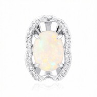 Pendentif en or et Opale blanche du Brésil