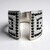 Black Spinel Silver Ring