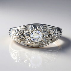 Anello in argento con Zircone