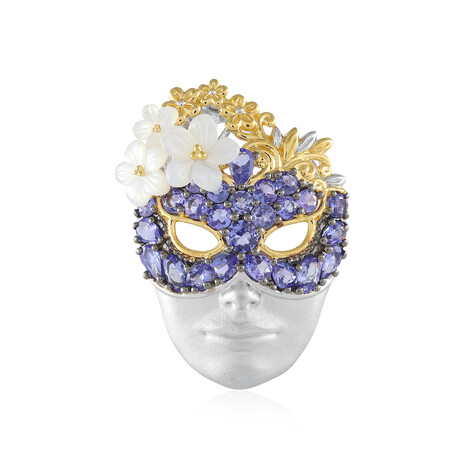 Edelstein-Silberkrawattennadel (Gems en Vogue)