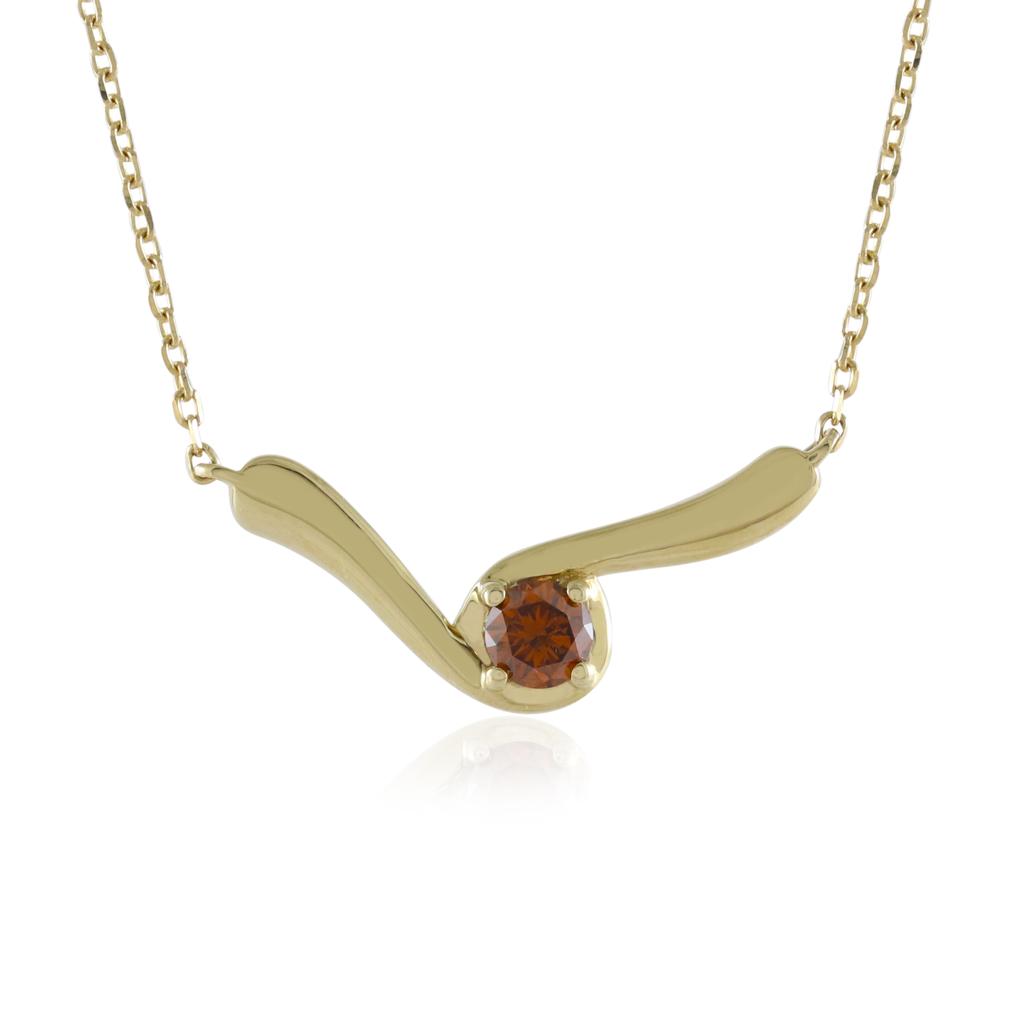 Collana Gourmette In Oro Giallo Reale 10K Con Catena Tagliata A