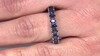 Bague en argent et Iolite