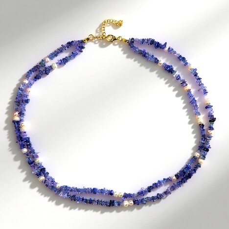 Collana in argento con Tanzanite (Riya)