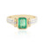 14K AAA Zambian Emerald Gold Ring (SUHANA)