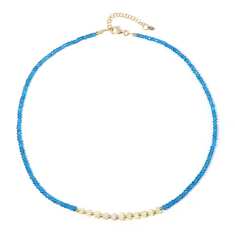 Edelstein-Silberhalskette