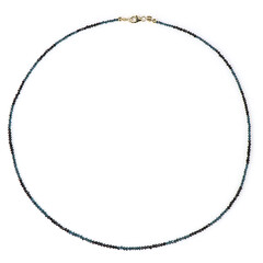 Collana in oro con Diamante Nero