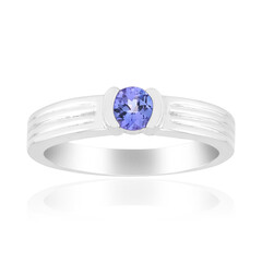 Zilveren ring met een tanzaniet (Pallanova)