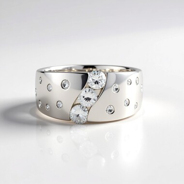 Anello in argento con Zircone (de Melo Essence)
