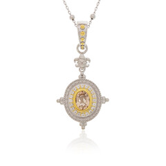 Collar en plata con Morganita de Brasil (Dallas Prince Designs)