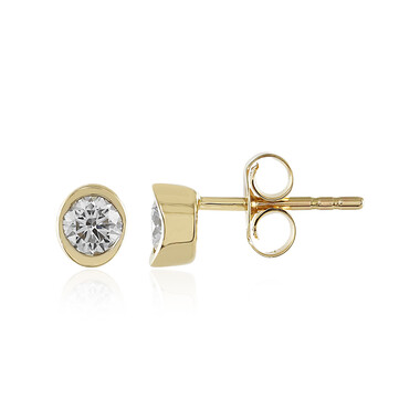 Lupenreiner (F) Brillant-Goldohrringe (LUCENT DIAMONDS)