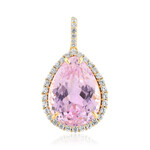 Ciondolo in argento con Kunzite