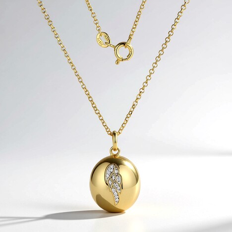 Collier en argent et Zircon (Adela Silber)