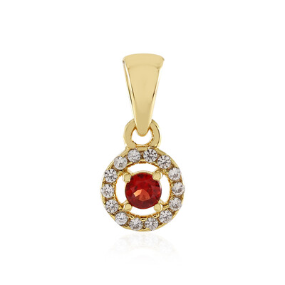 Ciondolo in argento con Rubino Tanzania (Adela Silber)