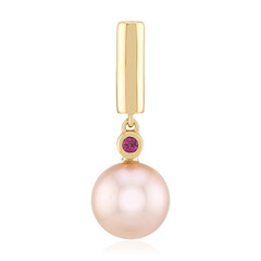 Purple Ming Pearl Silver Pendant (TPC)