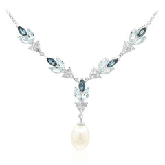 Collar en plata con Perla Freshwater