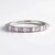 Bague en argent et Saphir parme