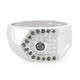 Anello in argento con Diamante Nero
