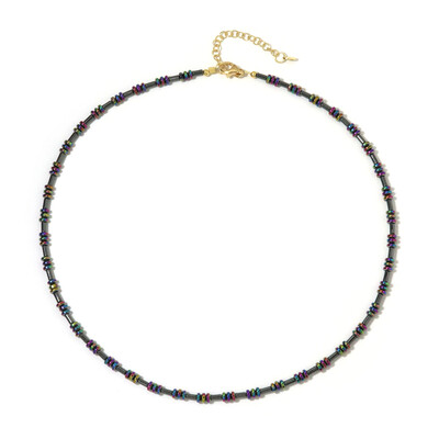 Collier en argent et Hématite noire