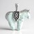 Ciondolo in argento con Howlite (Desert Chic)